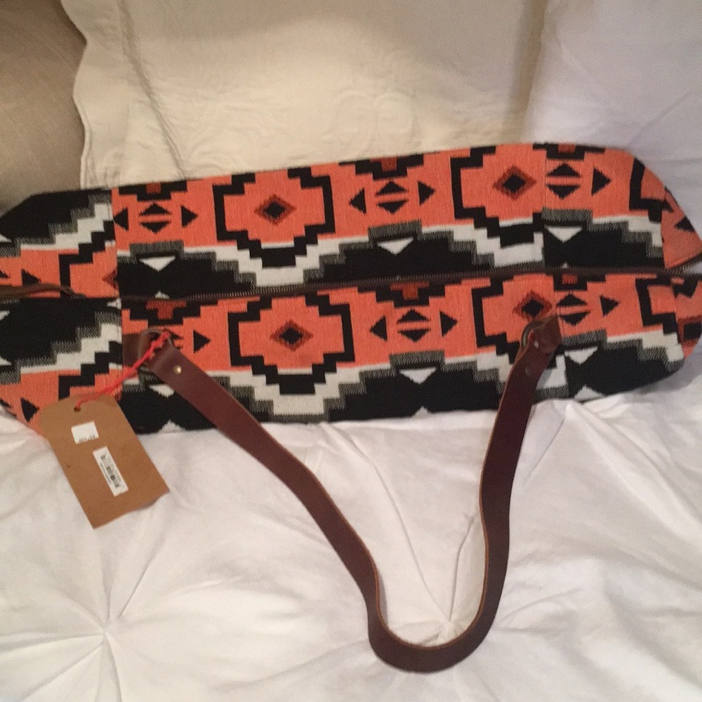 Twinology jacquard yoga bag